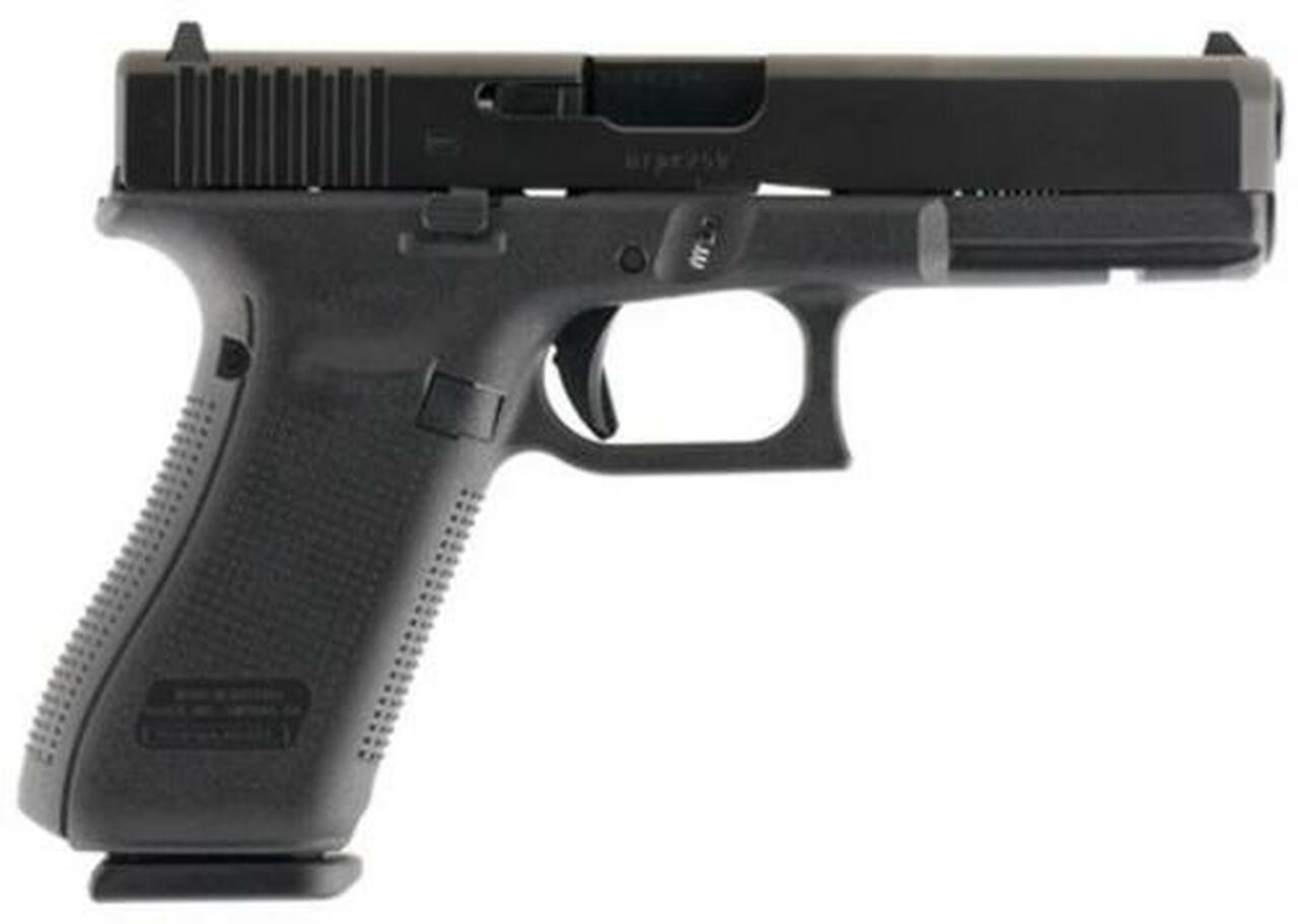 Image of Glock G17 Gen5 9mm, 4.48" Barrel, Fixed Sights, Modular Backstrap, Black, 10rd