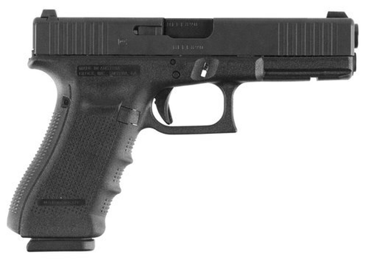 Image of Glock 17 G4 9mm, Front Glock Night Sight, Serrated Slide, Extended Controls,10rd