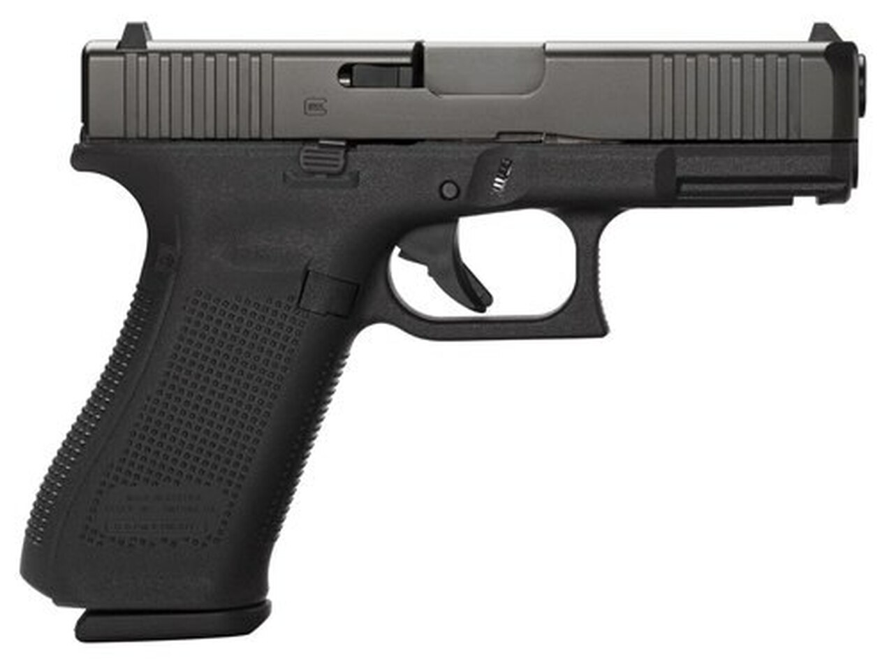 Image of Glock G45, 9mm, 4.02" Barrel, 10rd, AmeriGlo FS, Black Frame, Black nDLC Slide