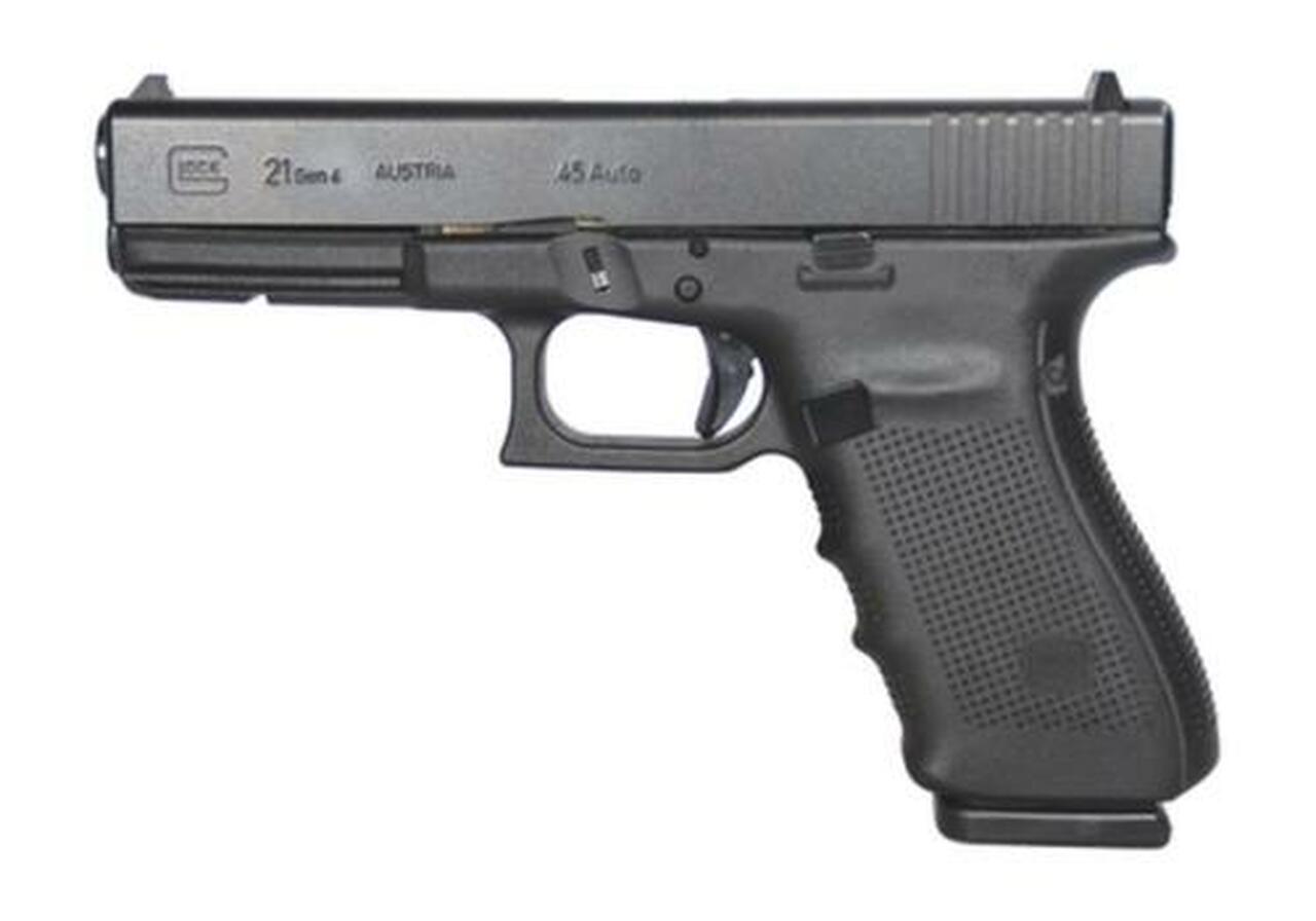 Image of Glock G21 Gen4 .45 ACP, 4.6" Barrel, Fixed Sights, Black, 3x13rd Mag