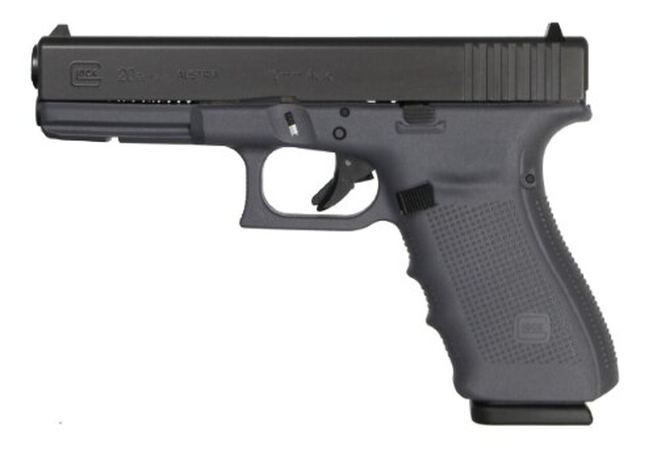 Image of Glock G20 G4 Gray Finish 10mm 4.61" Barrel Fixed Sights 10 Rd Mag