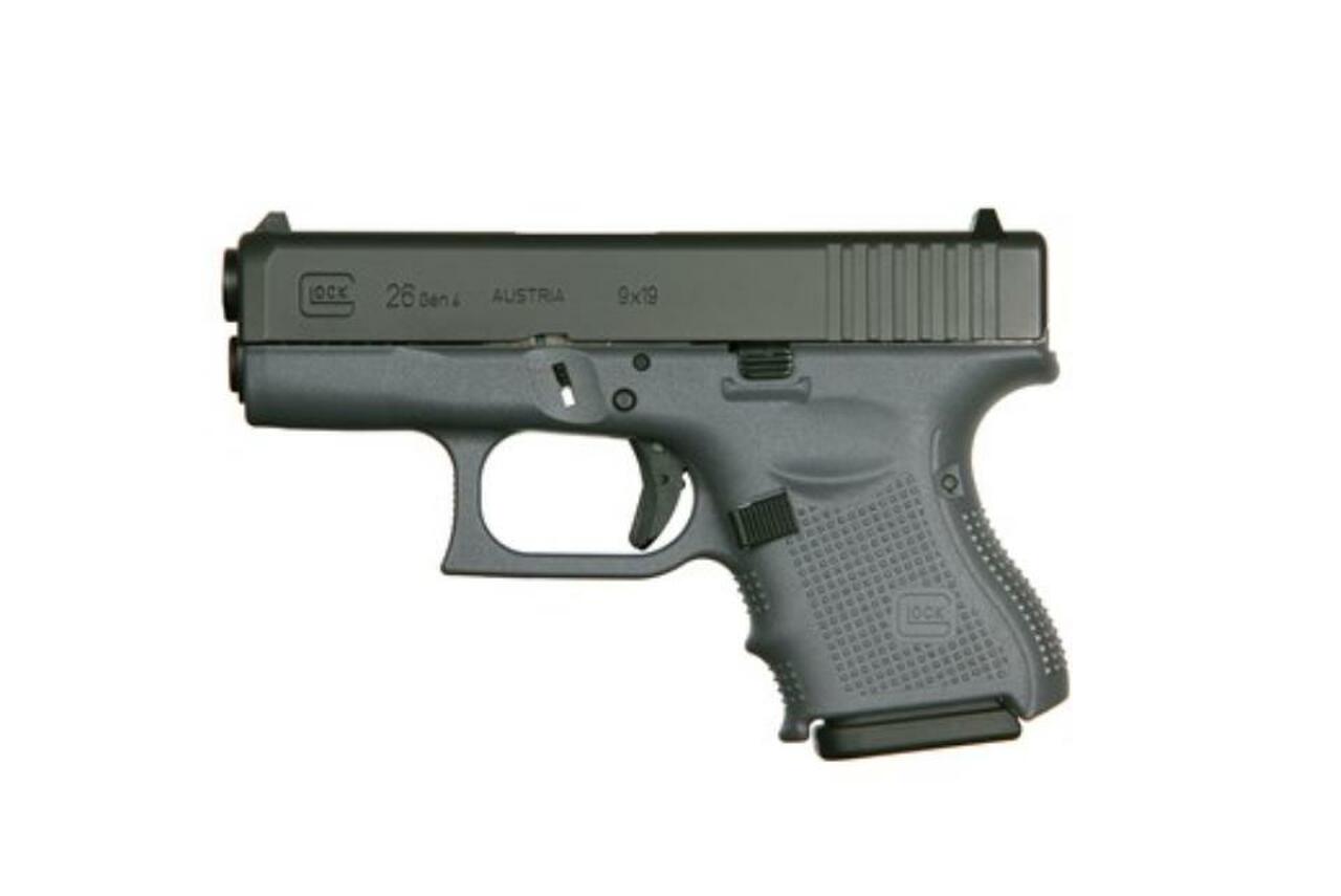 Image of Glock G26 G4 9mm 3.4" Barrel Full Gray Cerakote Finish 10rd Mag