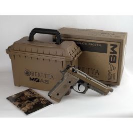 Image of Beretta M9A3 9mm Pistol, FDE w/ Blk Slide - JS92M9A3NT