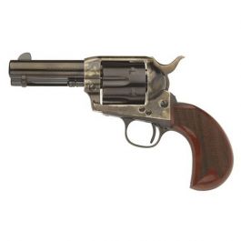 Image of Taylors & Company 1873 Birdshead Cattleman Checkered 3.5" .357 Mag Revolver, Case Hardened - 555132