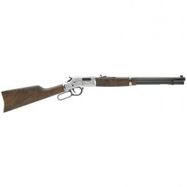Image of Henry Big Boy Silver Deluxe Engraved .357 Mag/.38 Spl Lever Action Rifle, Brown - H006MSD