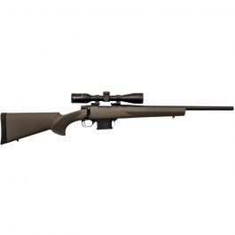 Image of Howa M1500 Mini Action .223 Rem Bolt Action Rifle w/ 3-9x40mm Scope, Green - HMP60203+