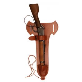 Image of Hunter Company Right Hand Henry Mare's Leg Rossi Ranch Holster, Smooth Brown - 1892C