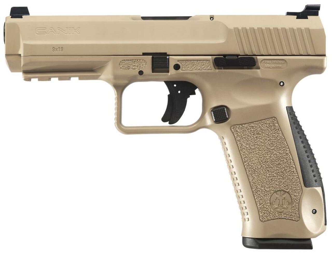 Image of Canik TPPSFF Desert Pistol (Special Forces), Warren Sights, Accessory Kit, 2X18rd Mags 9mm