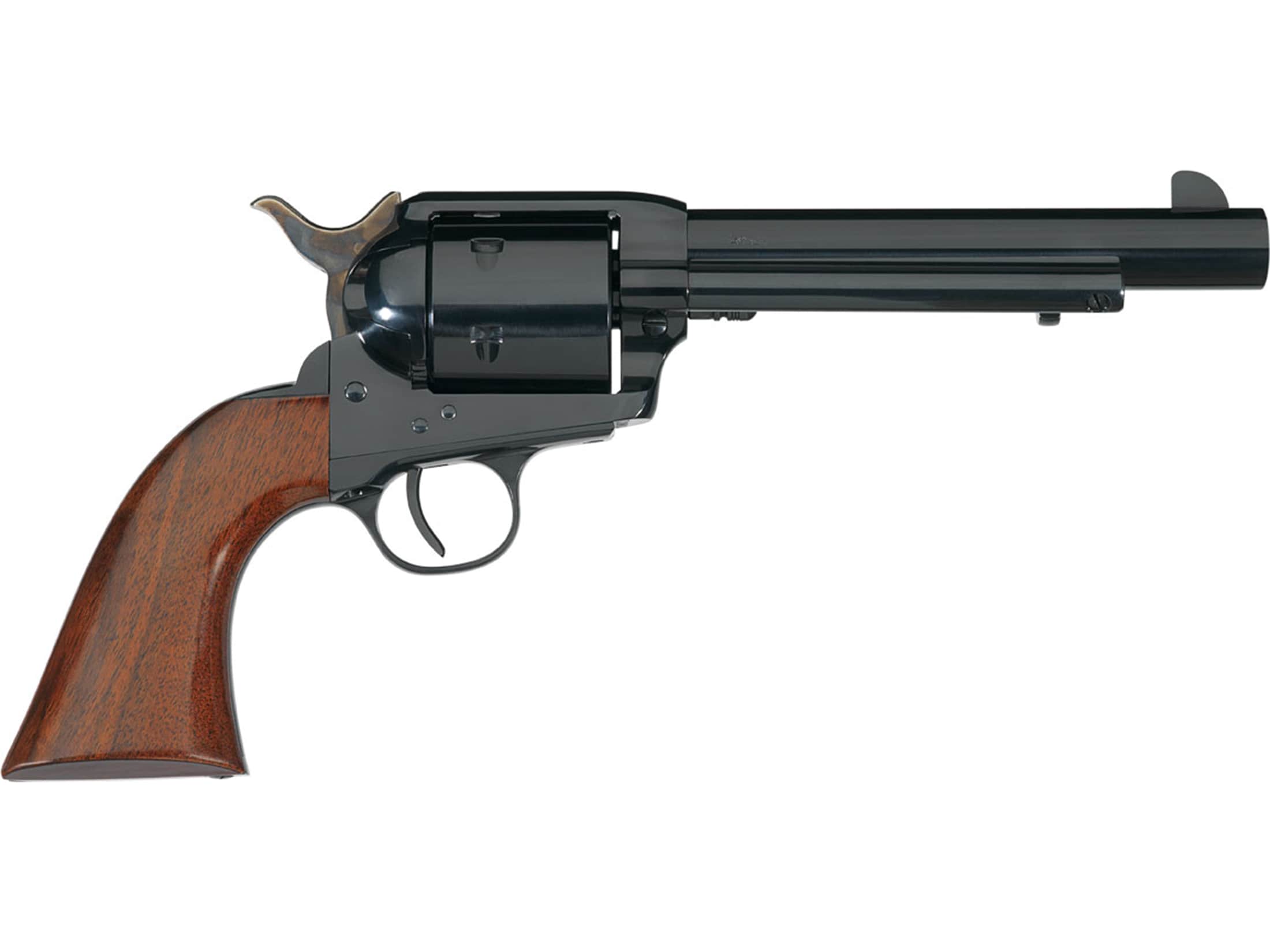 Image of Taylor's & Co 1873 Cattleman Single Action Revolver 44 Remington Magnum 6" Blued Barrel Blued Steel Frame Walnut Grips 6 Round