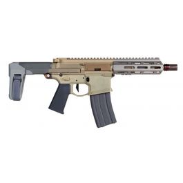 Image of Q LLC Honey Badger .300 Blackout Semi-Automatic AR Pistol, FDE - HB-300BLK-7-PISTOL