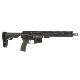 Image of Radical Firearms 5.56 Semi-Automatic AR Pistol w/ 10" FCR and SBA3, Hardcoat Anodized Black - FP10.5-5.56M4-10FCR-SBA3