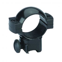 Image of Traditions 1" Medium Aluminum Top/Bottom Style Scope Ring, Gloss Black - A797