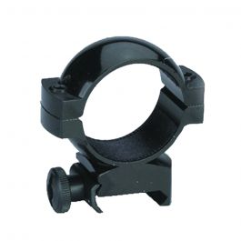 Image of Traditions Crackshot 30mm High Aluminum Top/Bottom Style Scope Ring, Gloss Black - A781