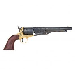 Image of Traditions Black Powder 1860 Army Engraved .44 Revolver, Blue - FR186012