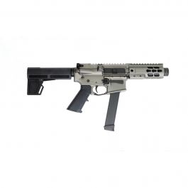 Image of Brigade Manufacturing 5.5" 9mm AR Pistol, Cerakote Tungsten Gray - A0915531