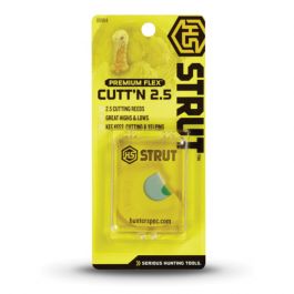 Image of Hunter's Specialties H.S Strut Cutt'n 2.5, Premium Flex Diaphragm Turkey Call, Yellow/White - 05904