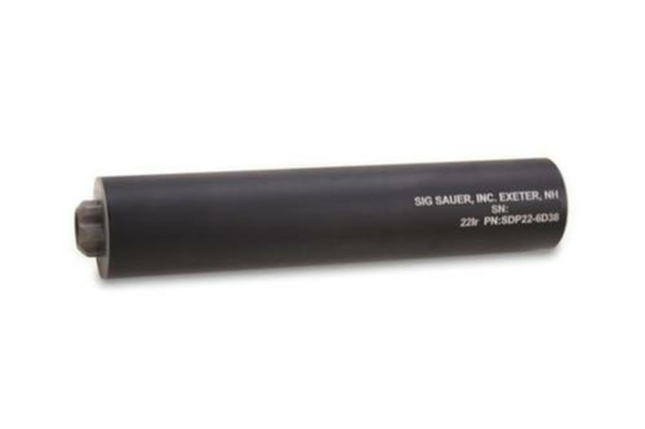 Image of Sig SDP22 Rimfire Suppressor, .22 LR, Aluminum & SS