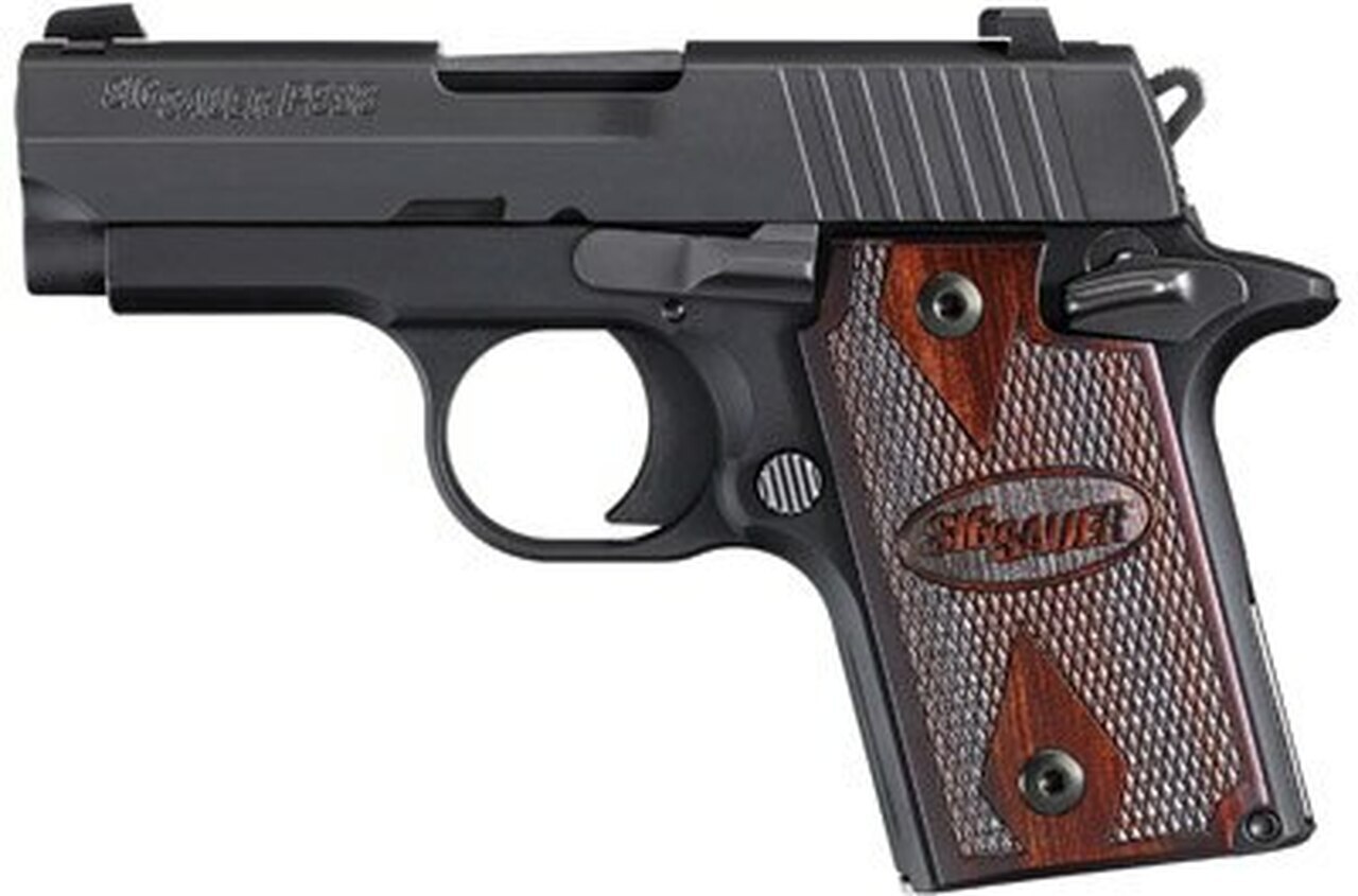 Image of Sig P938 22LR Sub Compact Pistol Rosewood Grips, Night Sights