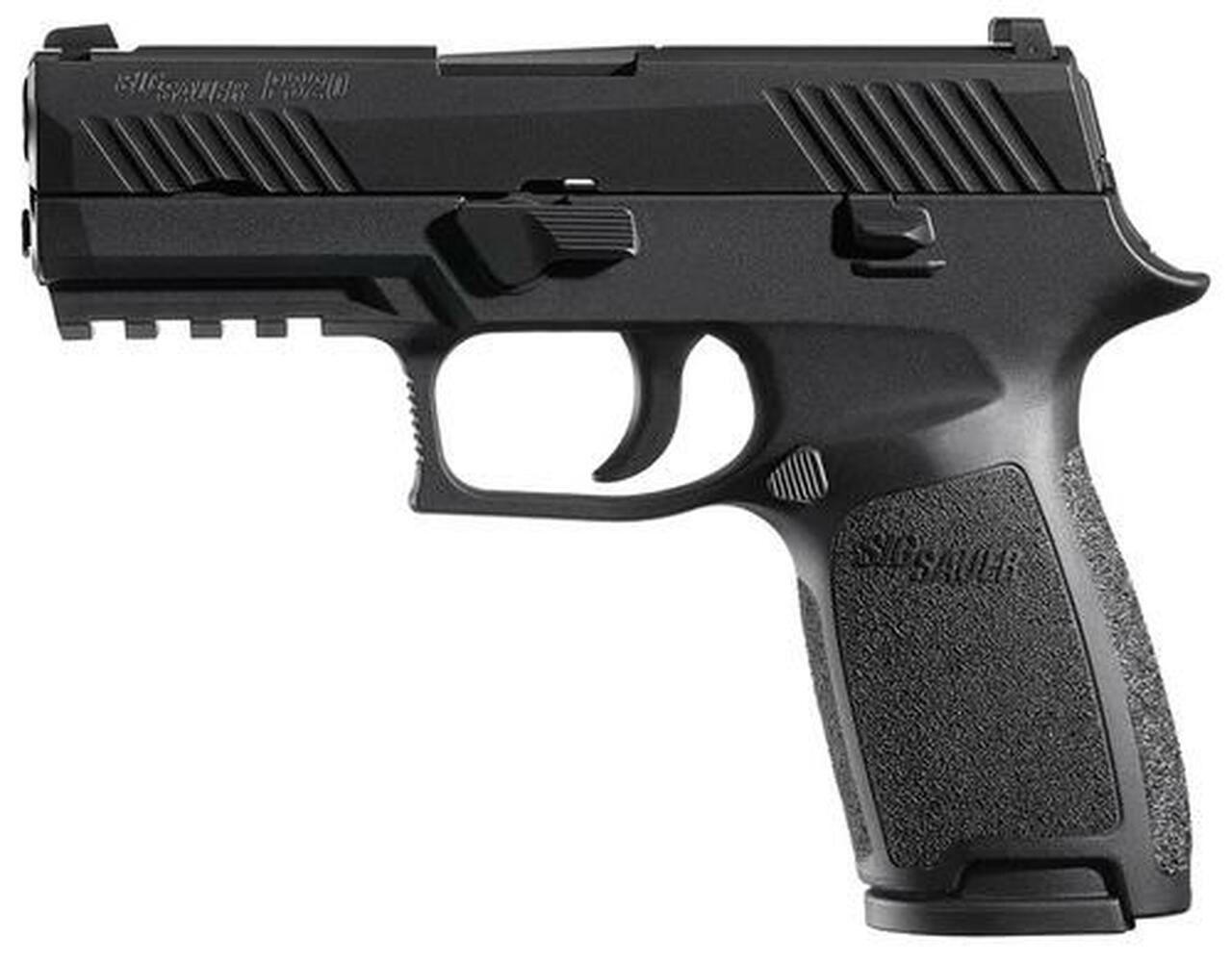 Image of Sig P320 357 Sig 3.9", Nitron Black Striker Siglite Modular Polymer Grip (2) 14Rd Steel MAG Rail