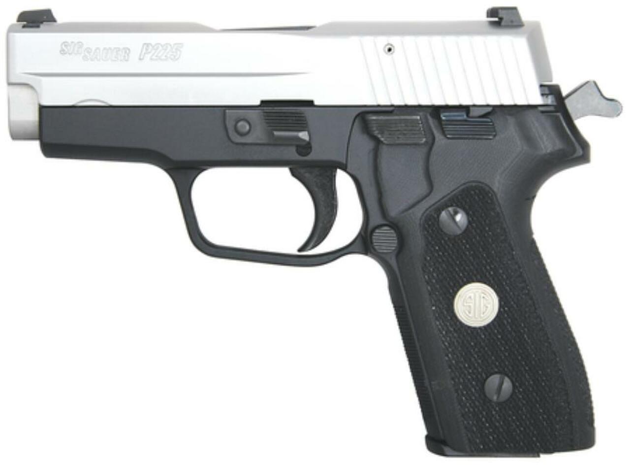 Image of Sig P225 9mm 3.5" Barrel Two-Tone Night Sights 8rd Mag