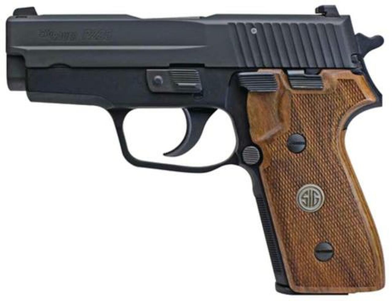 Image of Sig P225-A1 Classic 9mm 3.6" Barrel Night Sights Hardwood Grip 8 Rd Mag