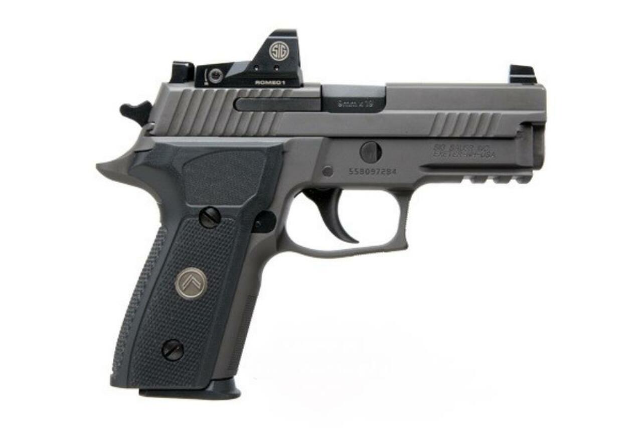 Image of Sig P229 Legion, DA/SA, Compact, 9mm, 3.9" Barrel, Alloy Frame, Legion Gray Finish, Black G10 Grips, X-RAY3 Day/Night Sights, P-SAIT Trigger, ROMEO1 Reflex Optic, 10Rd, 3 Magazines