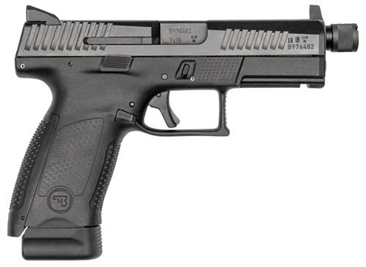 Image of CZ P-10 C, 9mm, 4.61" Barrel, 10rd, Suppressor Ready, Night Sights, Black