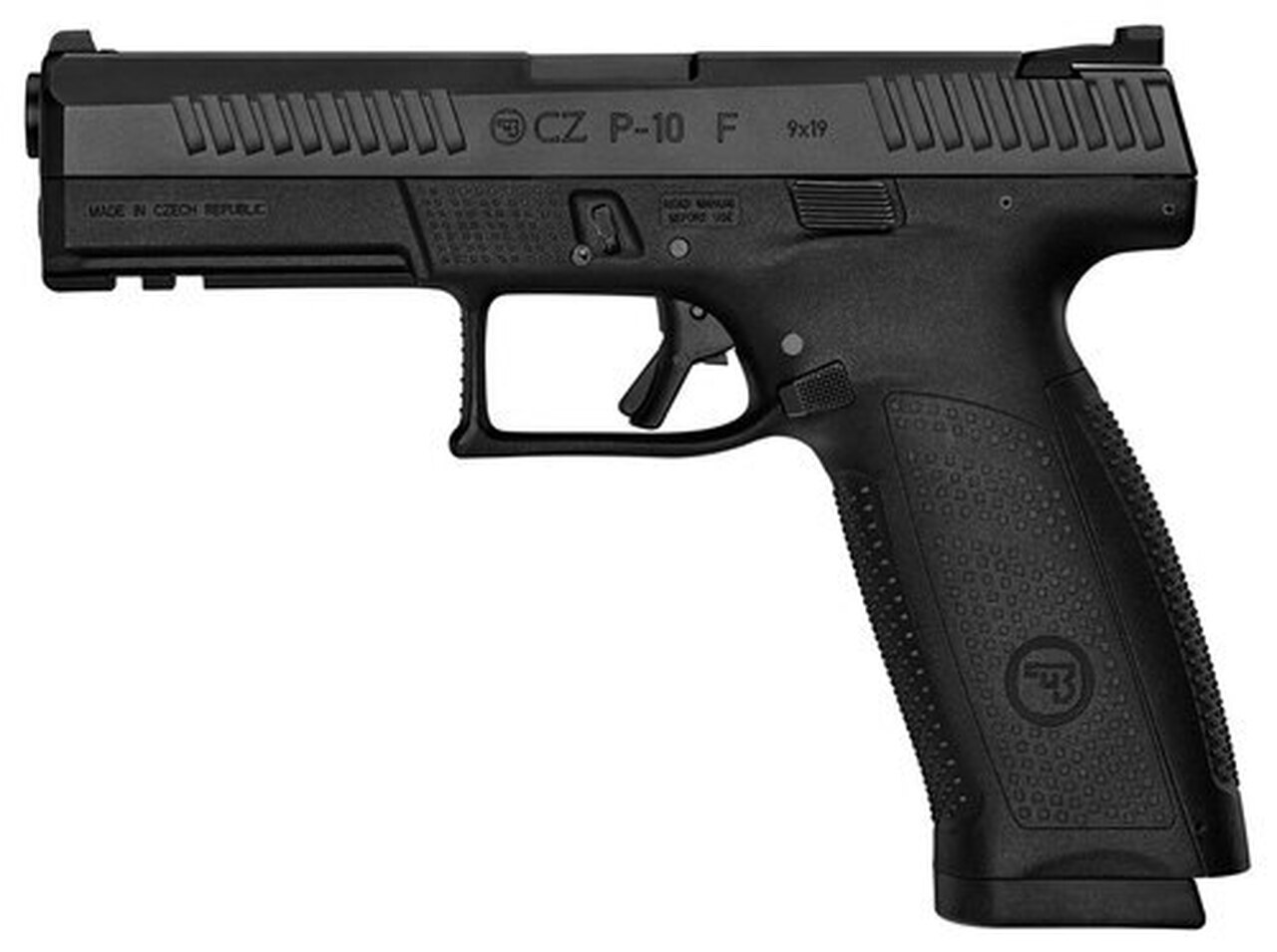 Image of CZ P-10 Full Size, 9mm, 4.5" Barrel, 10rd, Night Sights, Black