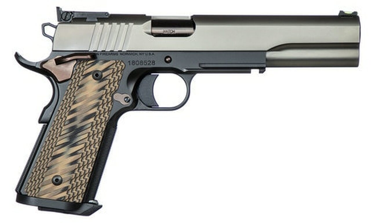 Image of Dan Wesson Kodiak 10mm, 6.03" Barrel, Brown G10 Grips, Duty Finish Stainless Steel Slide, 8rd