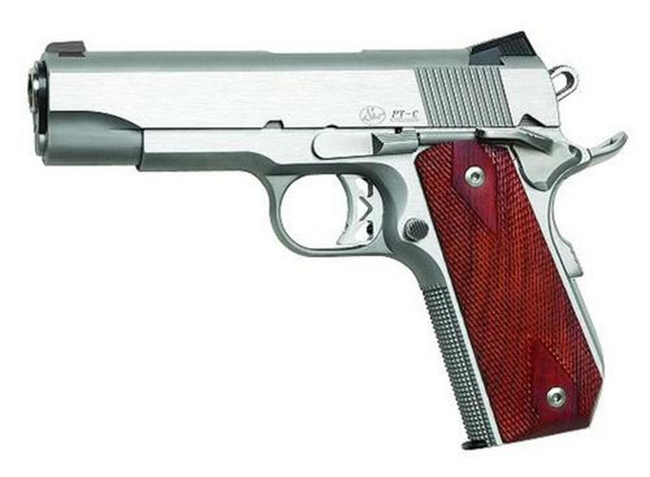 Image of Dan Wesson Commander Classic Bobtail 45 ACP Stainless Steel Cocobolo Grips *CA Compliant*