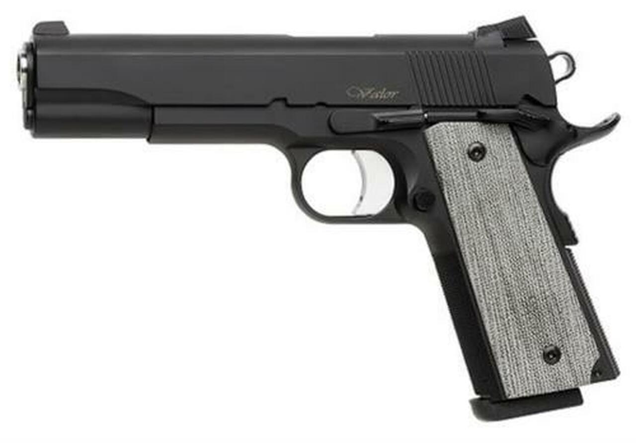 Image of Dan Wesson Valor 1911 45 ACP 5" Barrel Black Ceramic Coating VZ grips, Night Sights