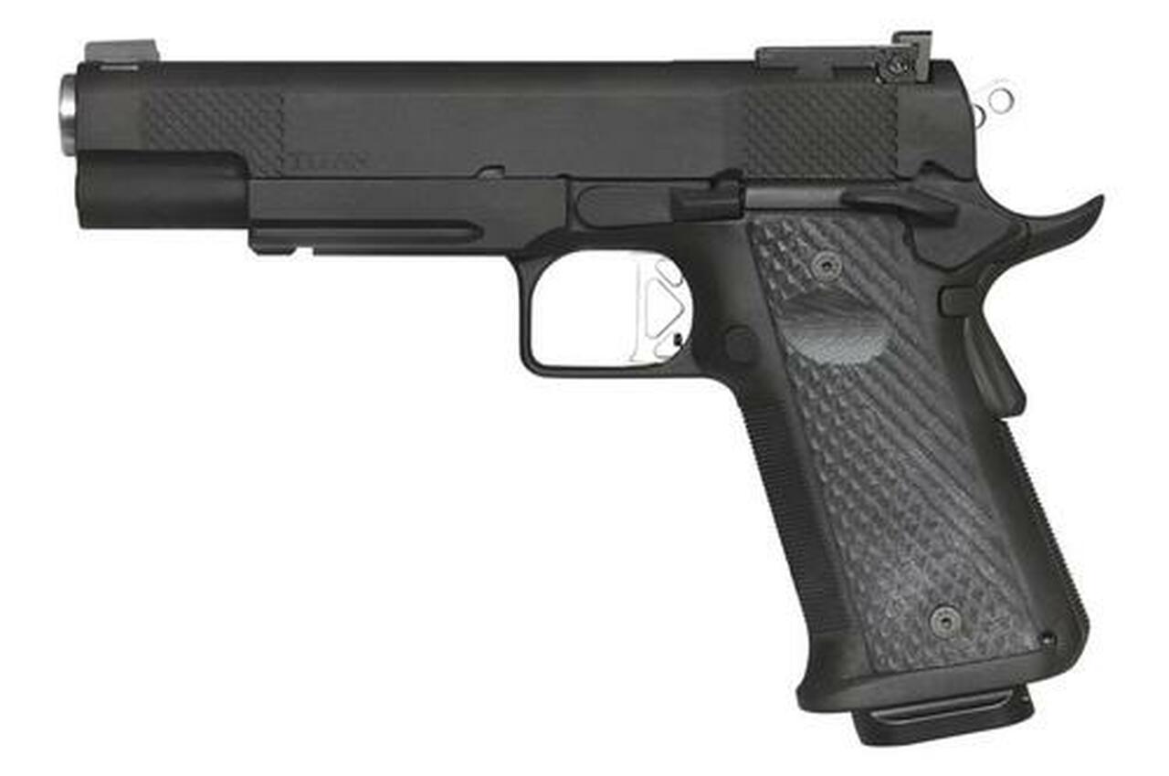 Image of Dan Wesson Elite Series Titan 10mm, Black, Adj. Tritium Sights Rail, 13rd Mags