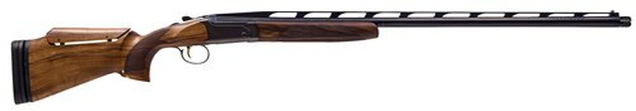 Image of CZ All-American Single Trap 12 Ga, 32" Barrel, Hinge Action, 14 - 15 Lop, Adjustable Comb, Walnut Stock, Beaver-Tail Forend