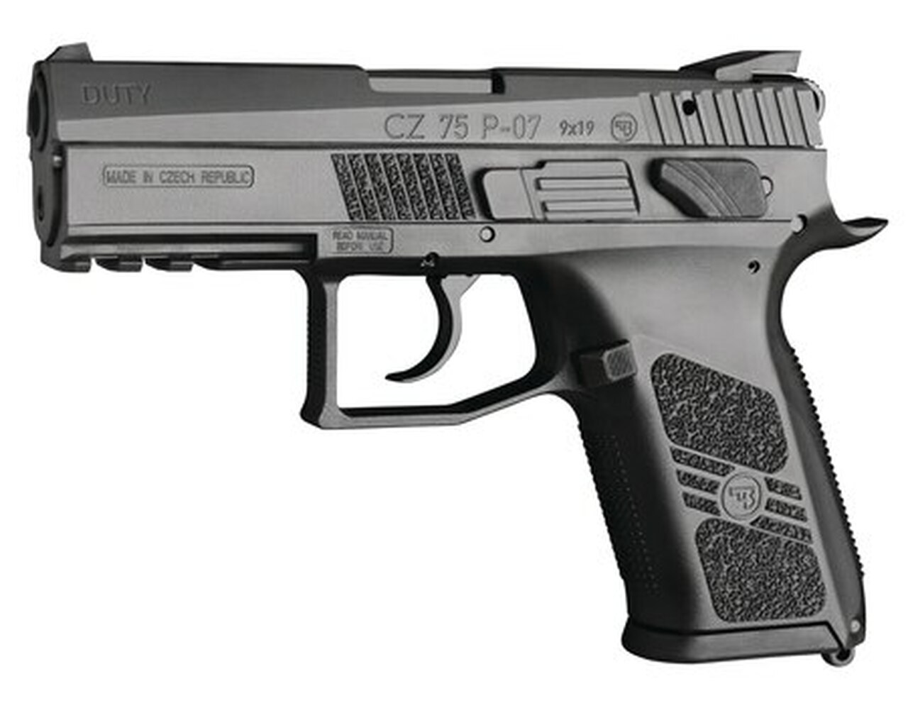 Image of CZ 75 P-07 Duty 9mm 3.8" Barrel, Black Polycoat Finish, 16 Rnd Mag