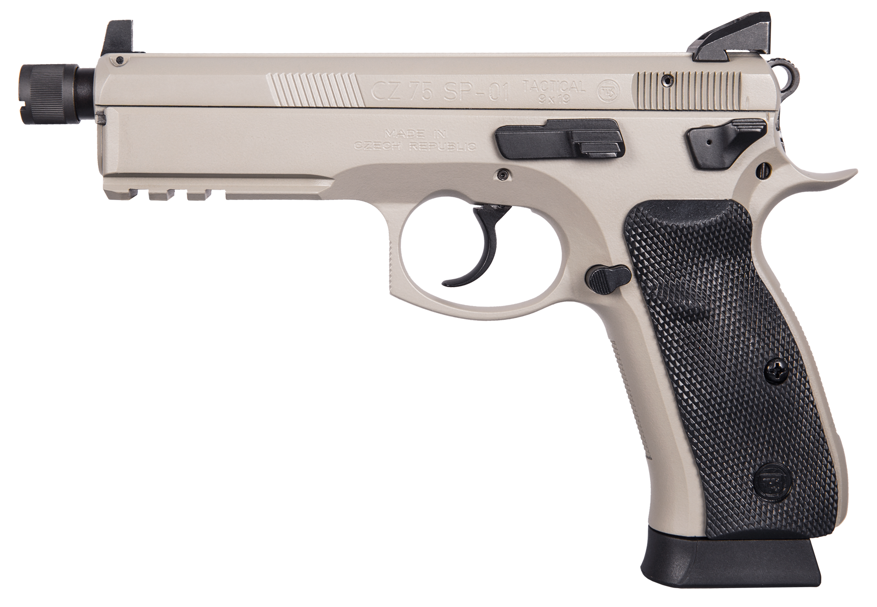 Image of CZ 75 SP-01 TACTICAL URBAN GREY SUPPRESSOR-READY