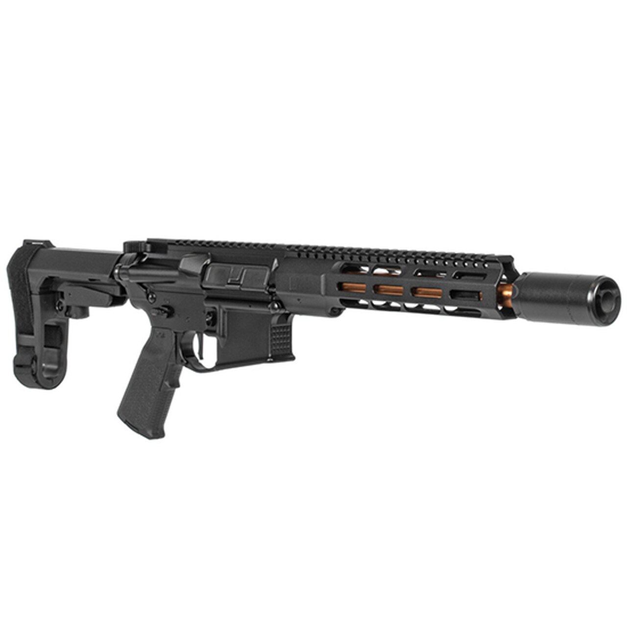 Image of ZEV Core Elite AR-15 Pistol 223/5.56, 10.5" Bronze Barrel, Black, 30 rd Mag
