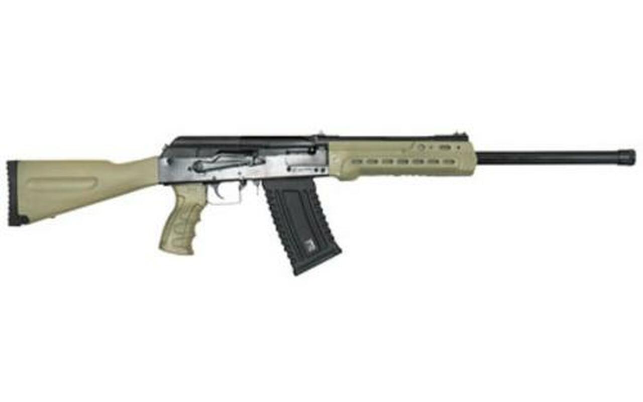 Image of Kalashnikov KS-12 12 Ga, 3" Chamber, 18" Barrel, Fixed Stock, Flat Dark Earth, 5rd