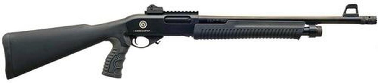 Image of TR Imports Tactical Pump Shotgun, 12Ga, 5-Shell Magazine;18.5" Barrel Door-Breaker Muzzle Brake 5rd
