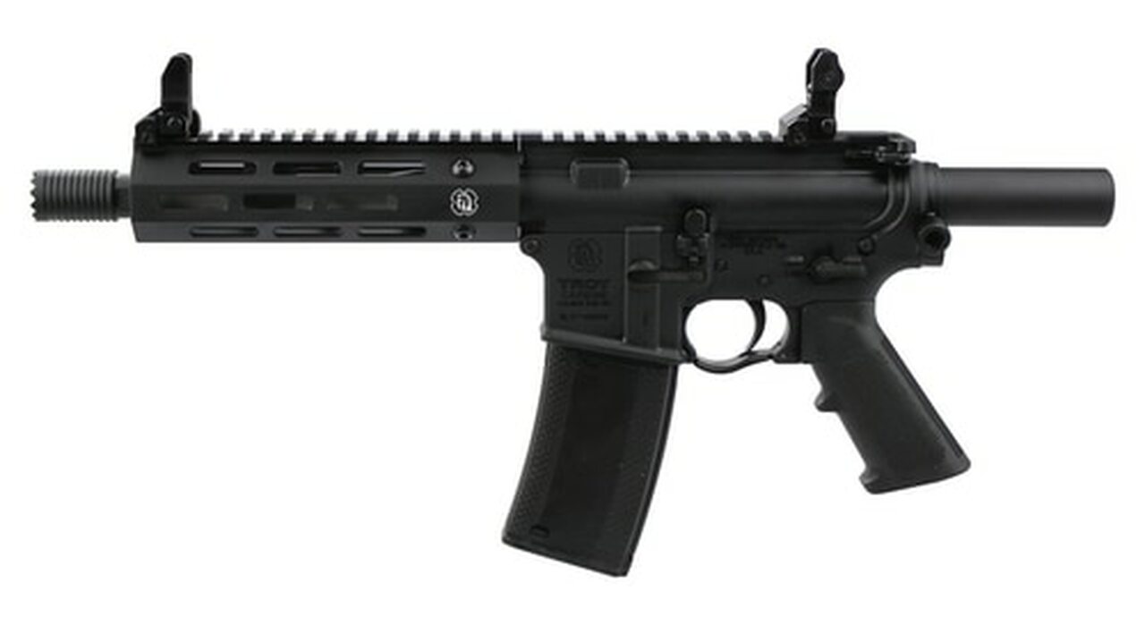 Image of Troy P7A1 Pistol 5.56mm 7.5" Barrel Folding Sights Black 30rd Mag