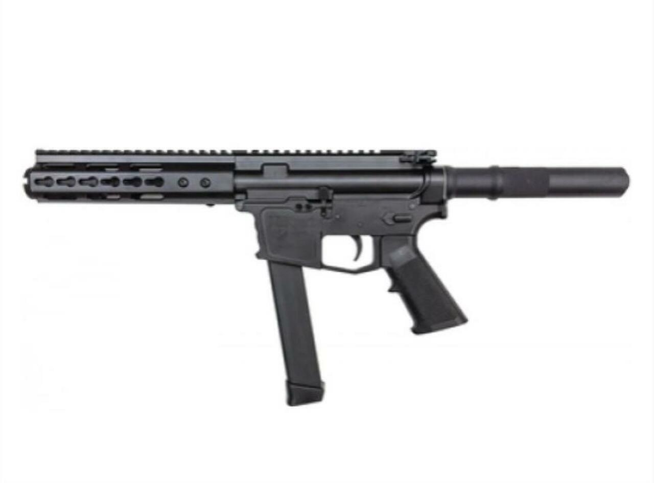Image of ATI AR-15 Pistol 9MM HGA Billet 5.5" Barrel, 7" KM Handguard Flash CAN 31Rd Mag