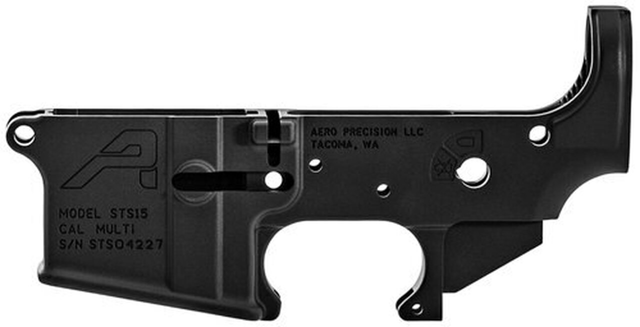 Image of Aero Precision STS AR-15 Stripped Lower Receiver, Black