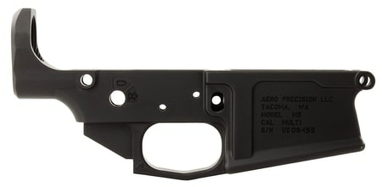 Image of Aero Precision AR-10 M5 308 Stripped Lower Receiver, Black