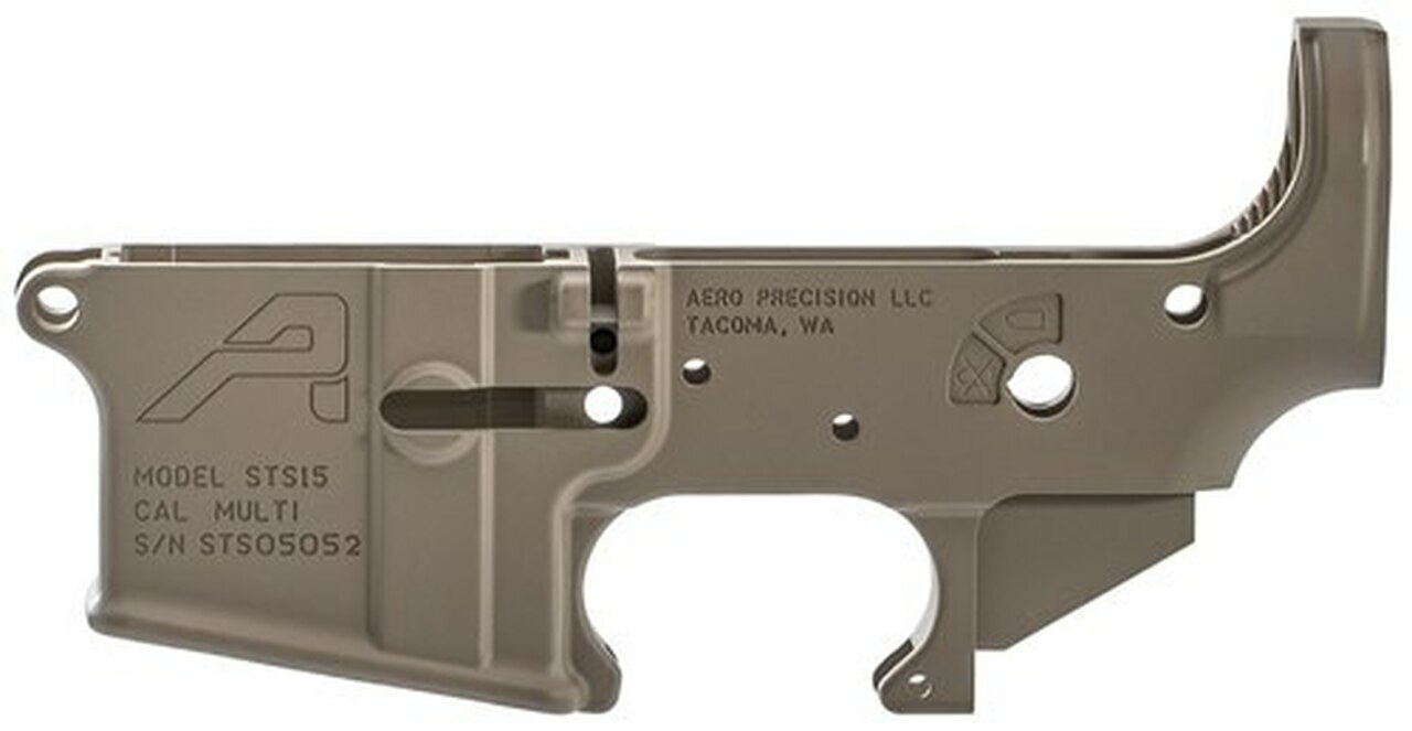 Image of Aero Precision STS AR-15 Stripped Lower Receiver, Flat Dark Earth