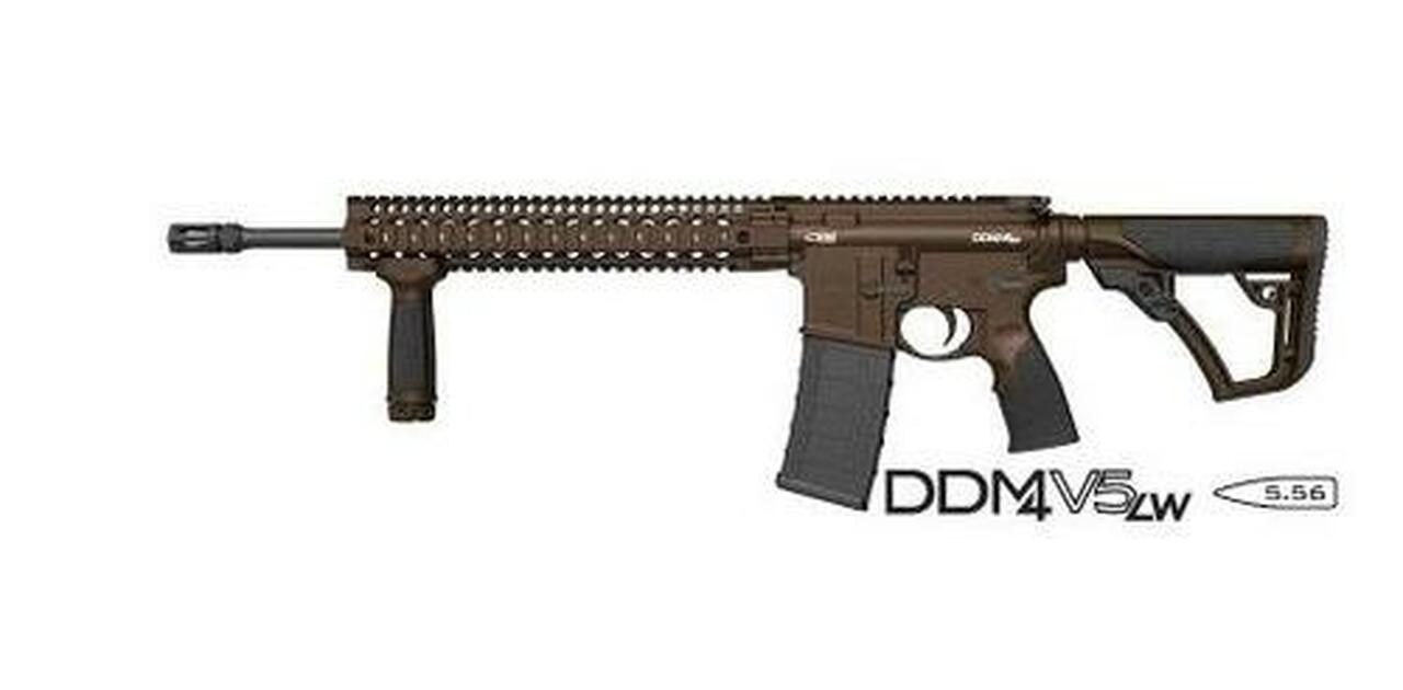 Image of Daniel Defense DDM4 V5 AR-15 Brown CeraKote, 30 Round Mag
