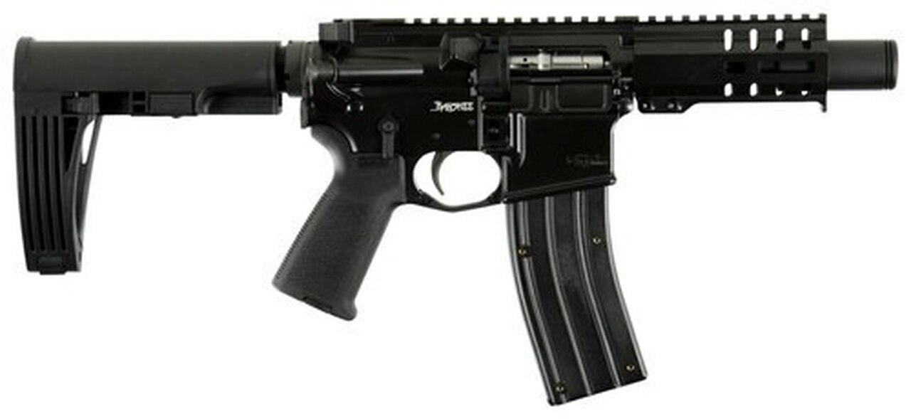 Image of CMMG MK4 Banshee, .22 LR, 4.5" Barrel, 25rd, Magpul MOE Grips, Black