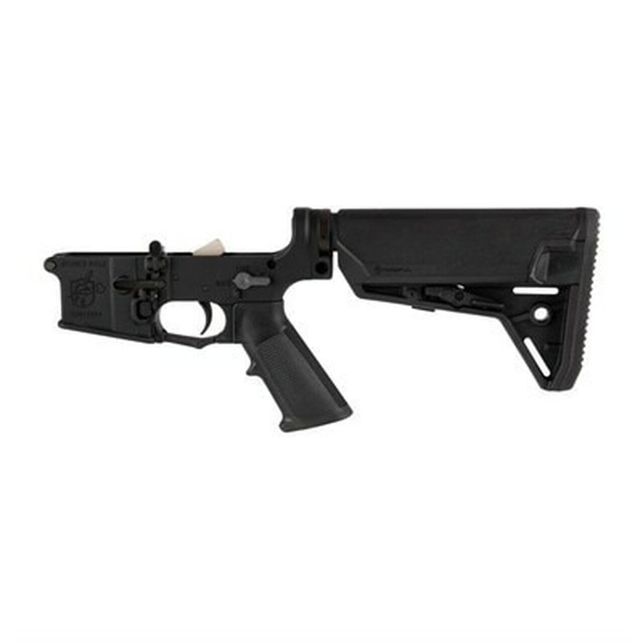 Image of Knights Armament SR-15 Lower Receiver Complete Assembly 223/5.56, Black, Magpul SL-S Stock