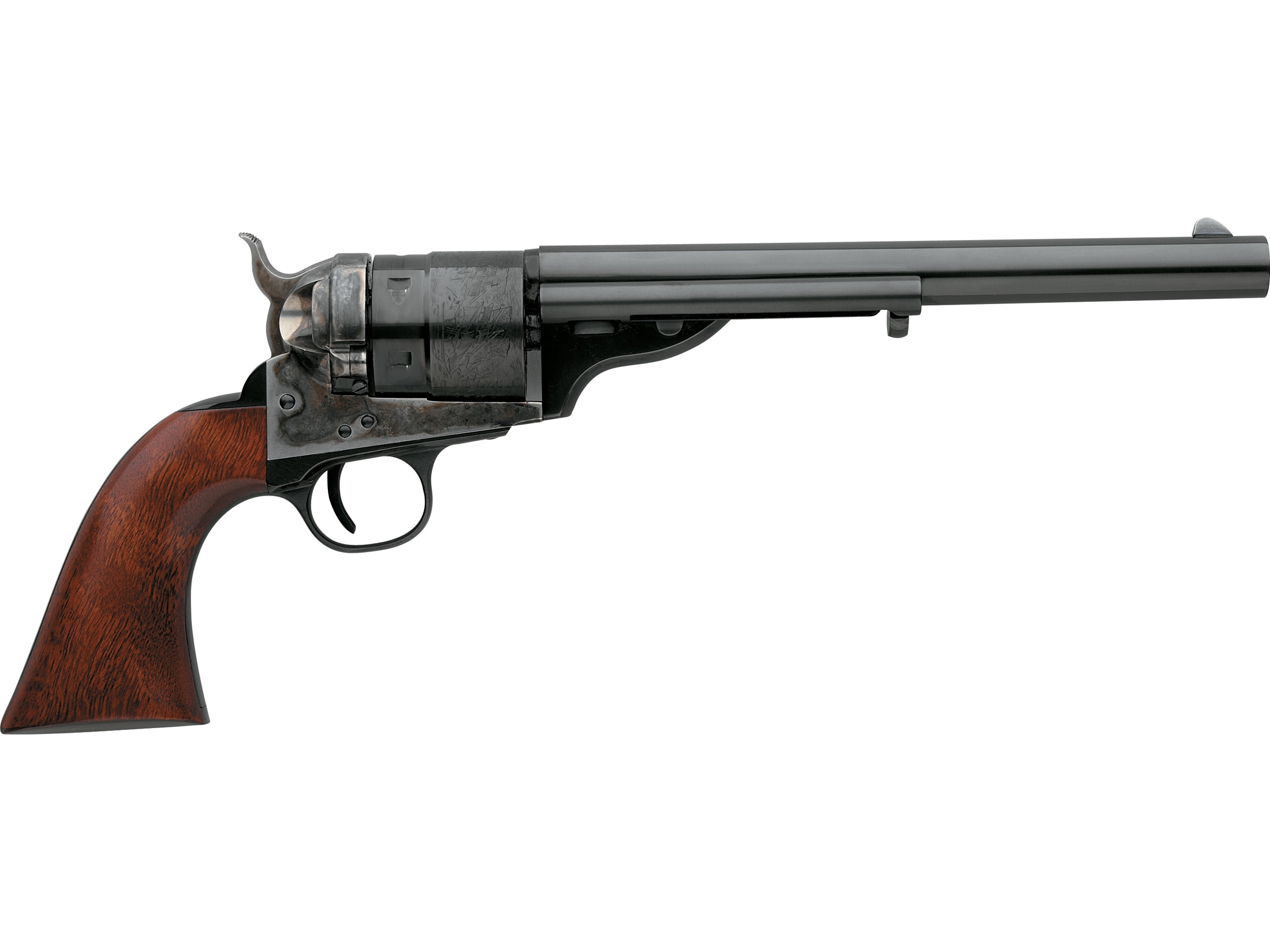 Image of Taylor's & Co C. Mason 1860 Army Single Action Revolver 45 Colt (Long Colt) 8" Blued Barrel Case Hardened Steel Frame Walnut Grips 6 Round