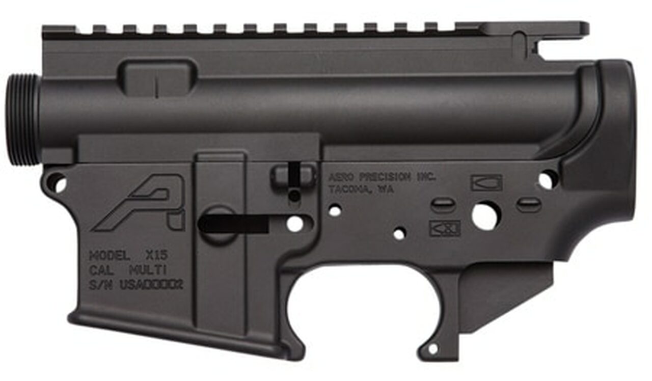 Image of Aero Precision AR-15 Stripped Receiver Set, Black