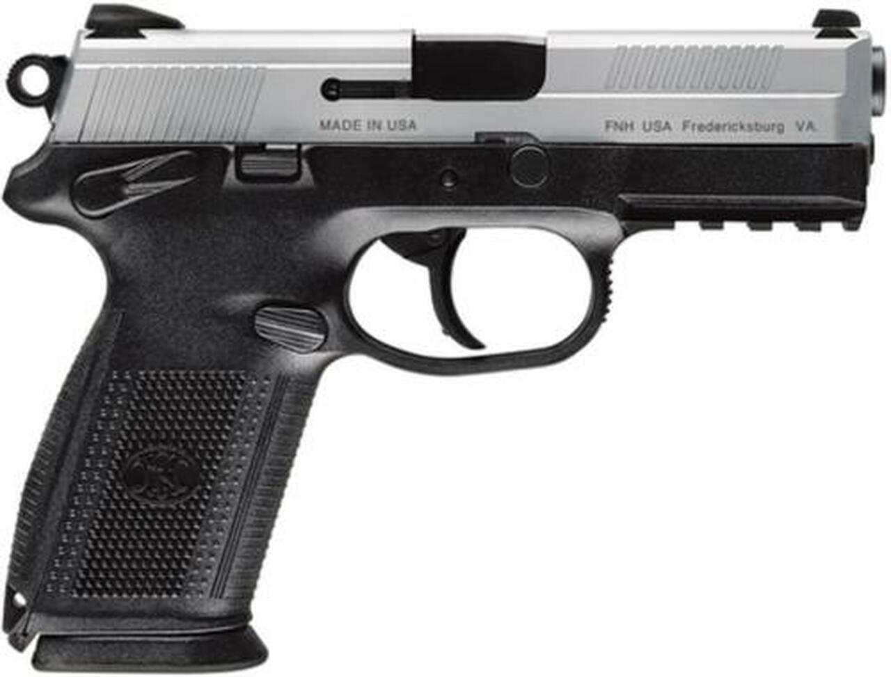 Image of FN FNX-40 DA/SA 40S&W 4" Barrel, 3 Mags Checkered Black Poly Grip/SS, 14rd