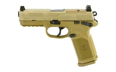 Image of FN FNX-45 Tactical Flat Dark Earth 45 ACP, 4.5" Barrel, Night Sights, Fired Case, 3x10rd Mags